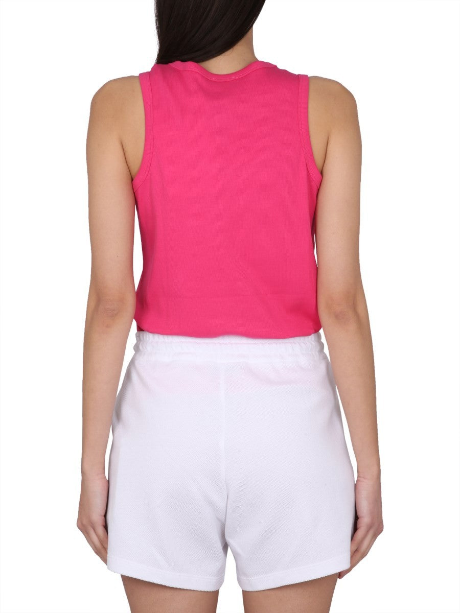 Moncler TOP WITH LOGO PRINT