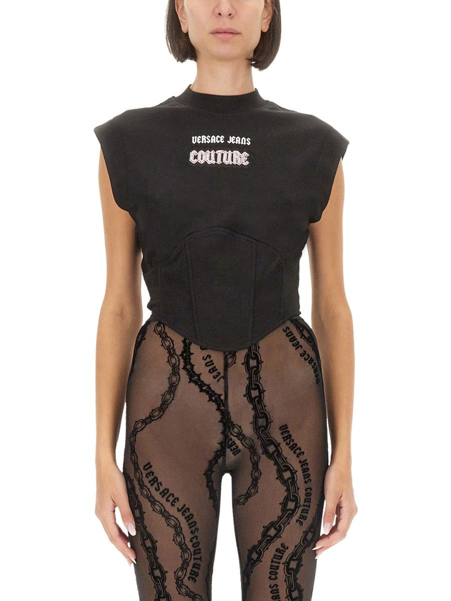 Versace Jeans Couture TOPS MET LOGO