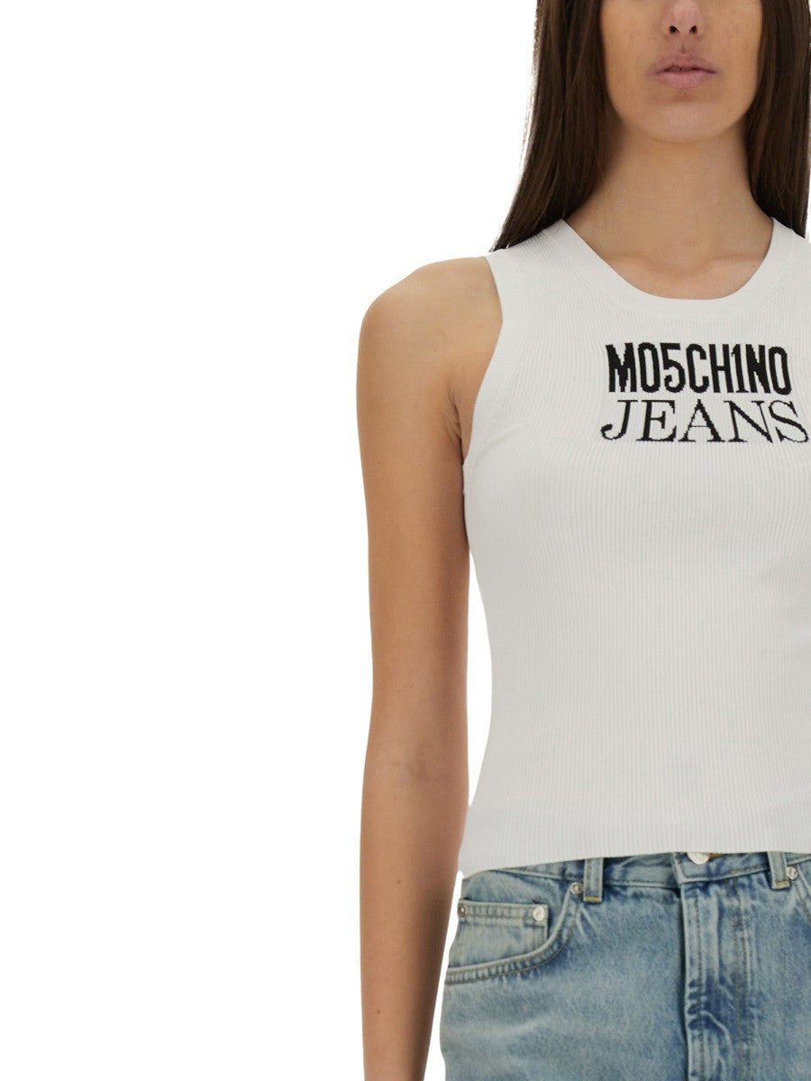 Moschino Jeans ロゴ入りトップス
