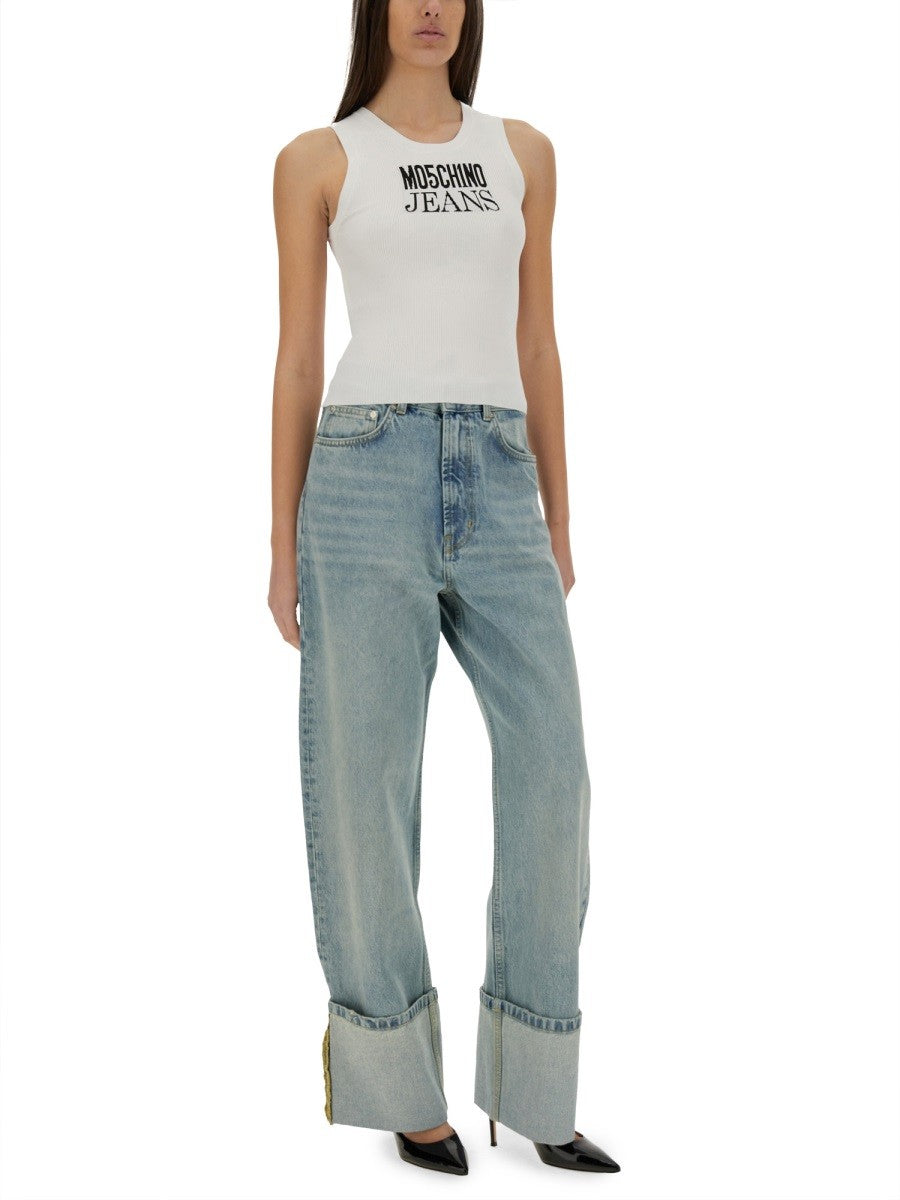 Moschino Jeans TOPS MIT LOGO