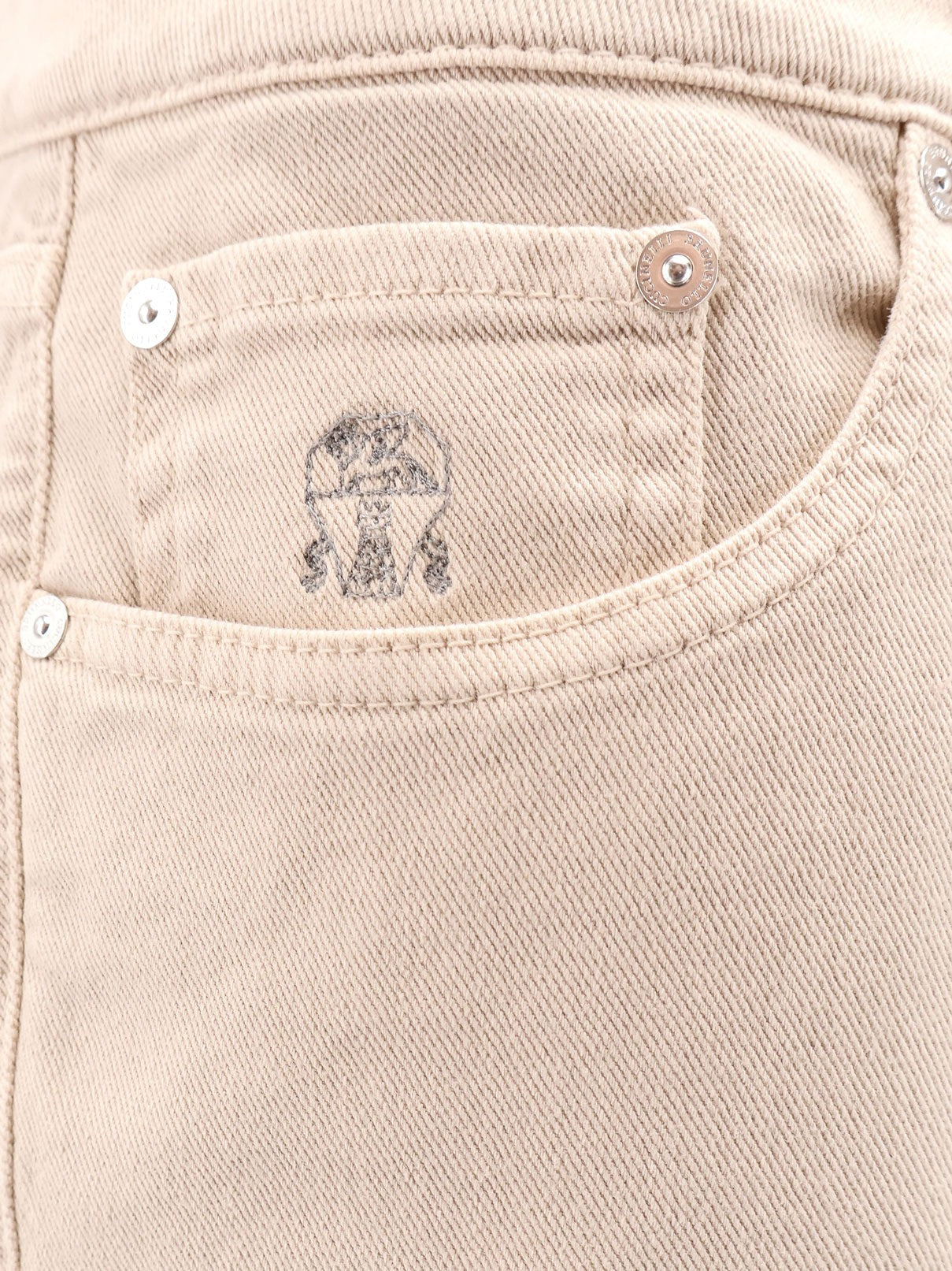 Brunello Cucinelli Τζιν παντελόνι κλασικής εφαρμογής