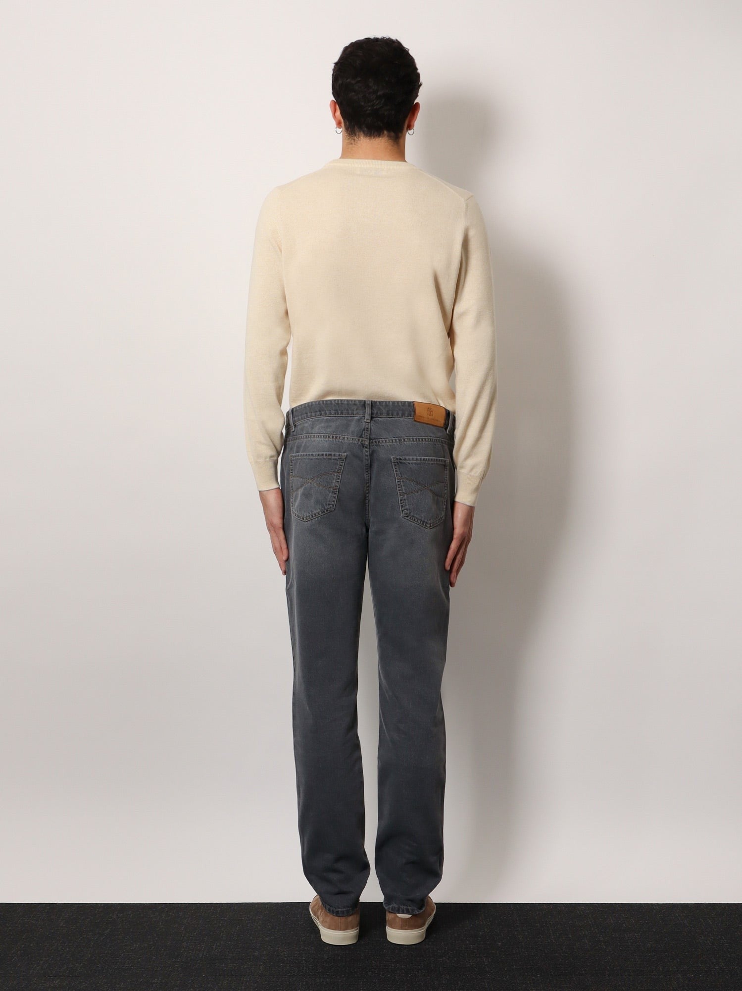Brunello Cucinelli Τζιν παραδοσιακής γραμμής με πέτο