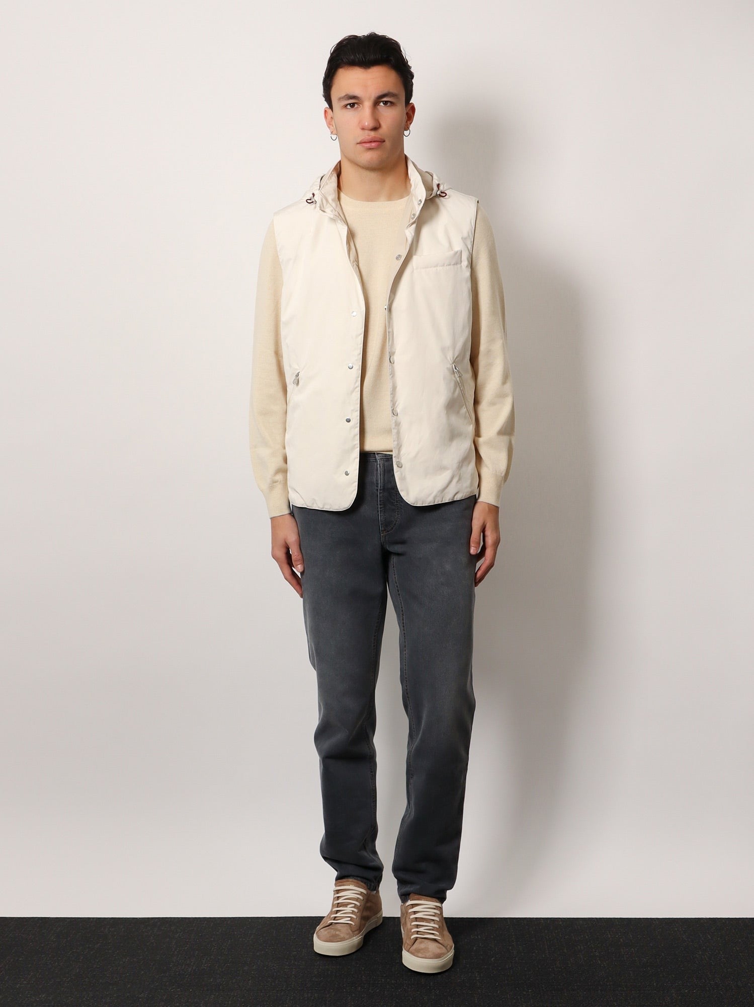 Brunello Cucinelli Τζιν παραδοσιακής γραμμής με πέτο