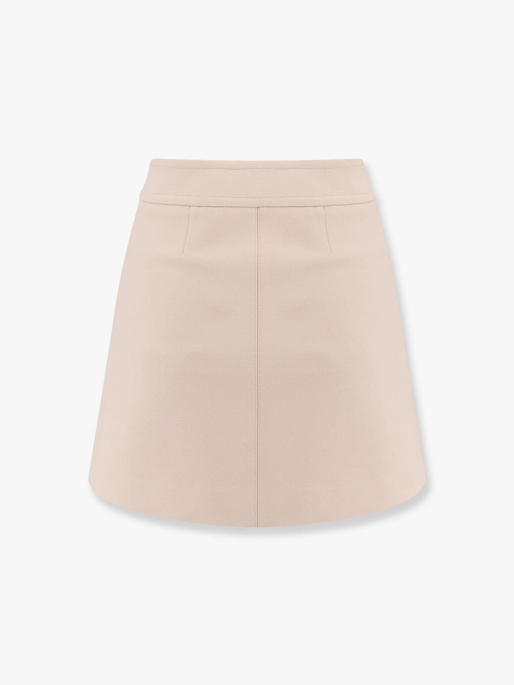 Celine Trapeze mini wool and silk skirt