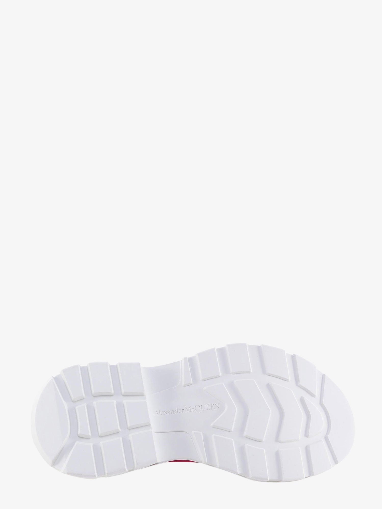 Alexander Mcqueen Tread slick lærredssneakers med fluo læderdetaljer
