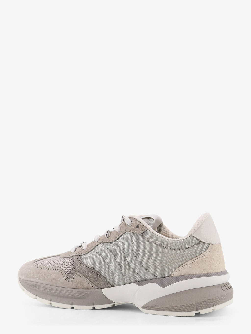 Celine Trio Lace Up suede and mesh sneakers