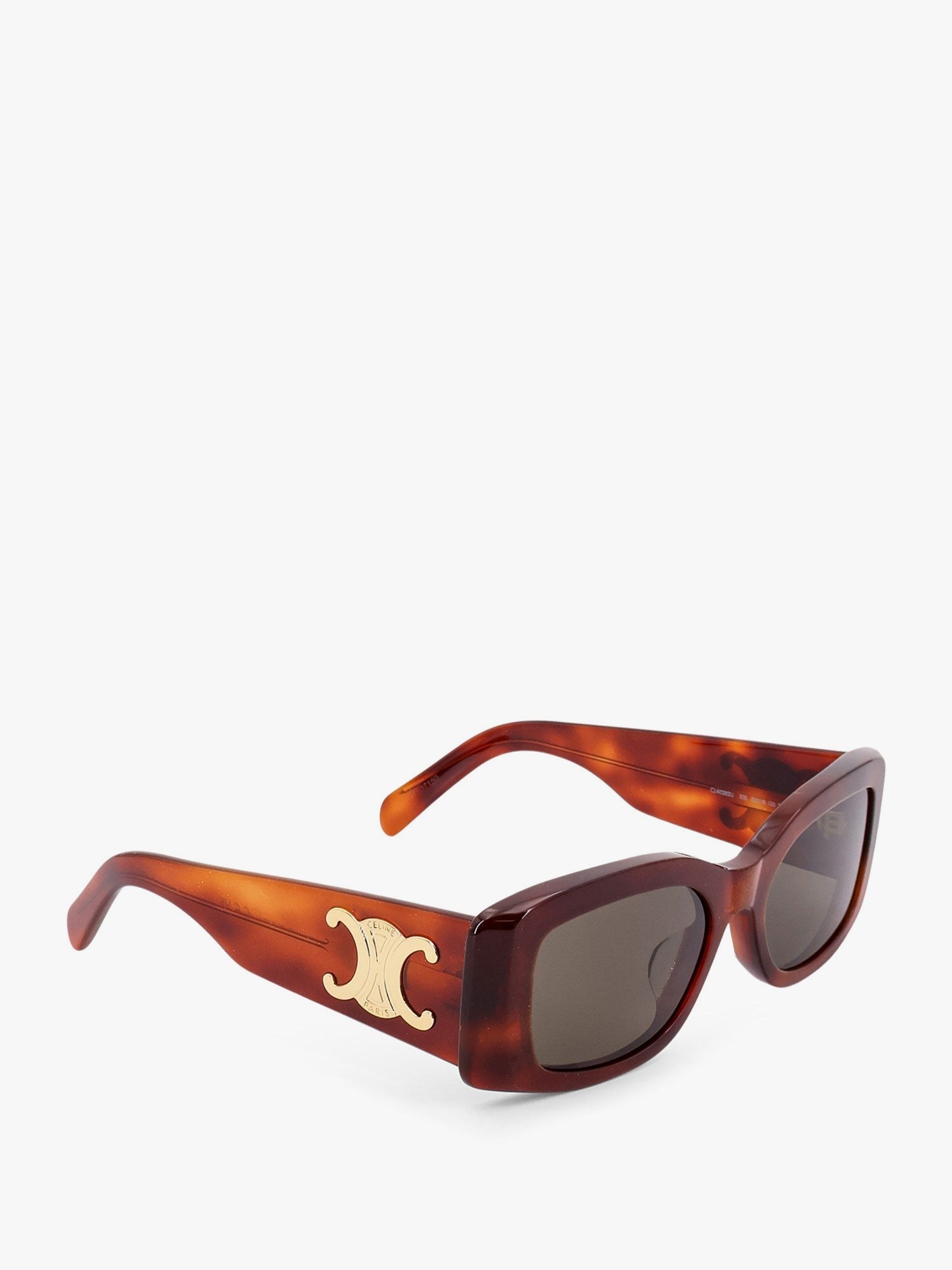 Celine Triomphe XL 01 acetate sunglasses with leather glasses case
