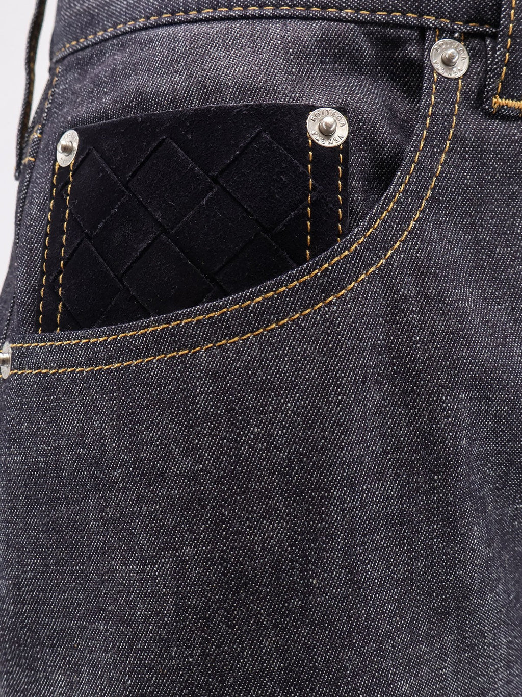 Bottega Veneta opgerolde jeans met rechte pijp