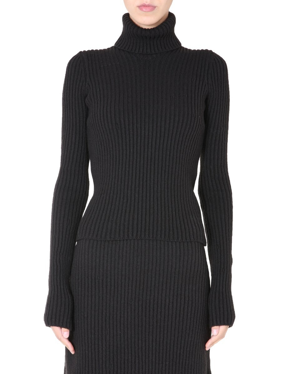 Bottega Veneta كنزة بياقة عالية