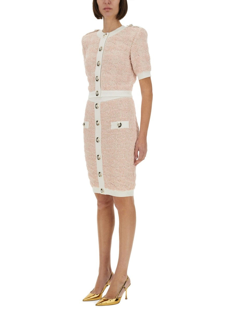 Balmain TVÍDOVÝ KARDIGAN
