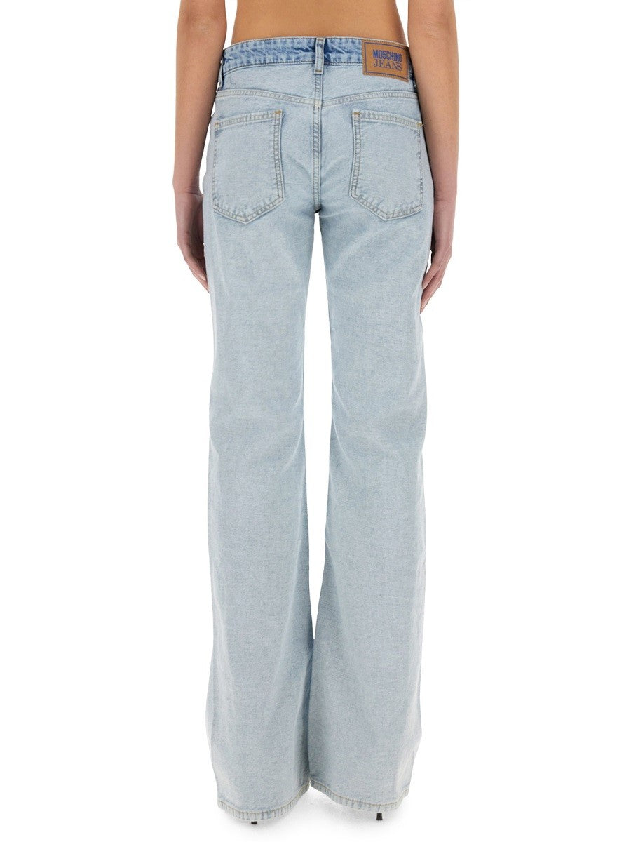 Moschino Jeans 2トーンデニムジーンズ