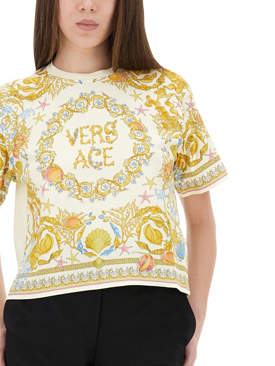 Versace "UNDERWATER BAROQUE" T-SHIRT