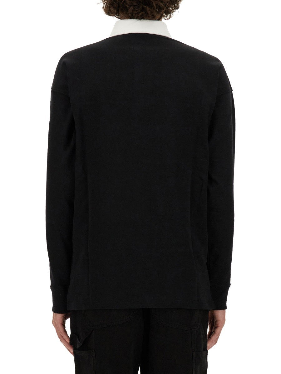 Moschino POLO À LOGO INVERSÉ