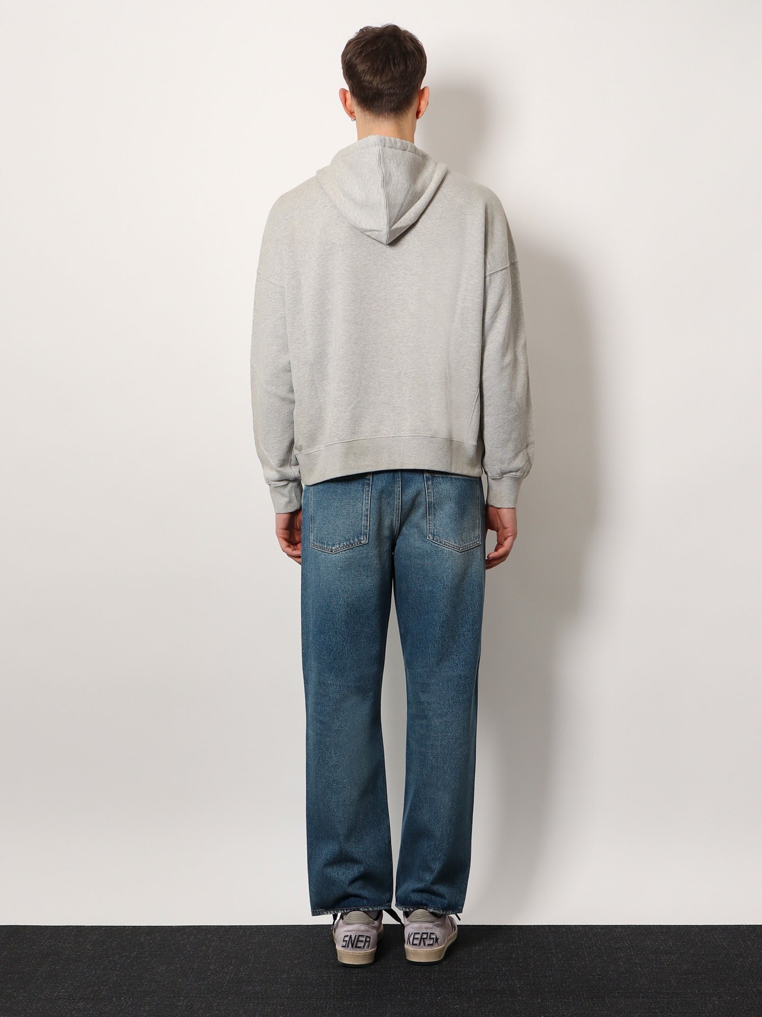 Golden Goose Deluxe Brand Used effect cotton sweatshirt