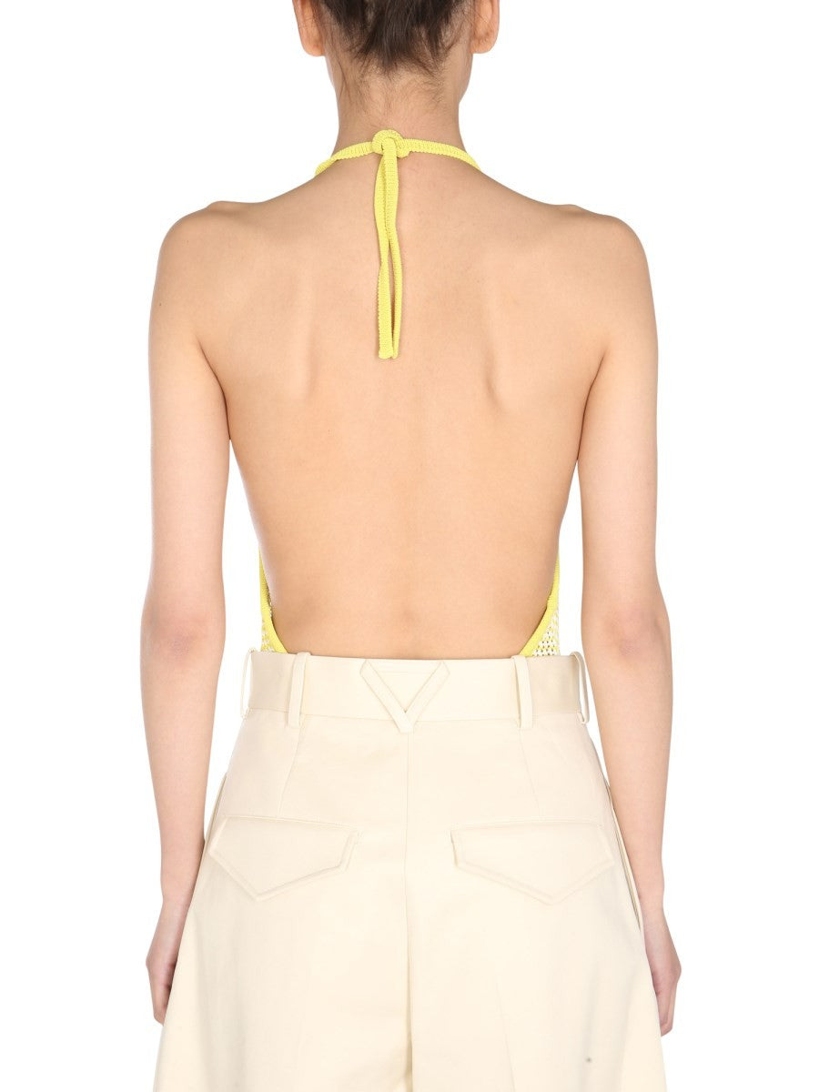 Bottega Veneta V-NECK BODYCON