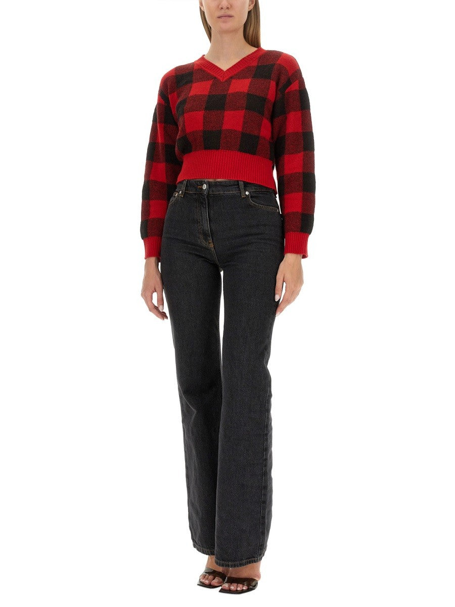 Moschino Jeans V-NECK SWEATER