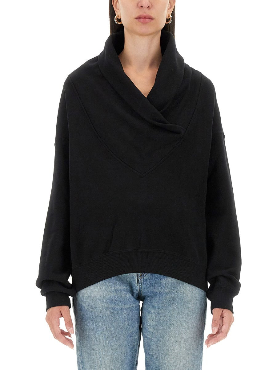 Saint Laurent V-NECK SWEATSHIRT