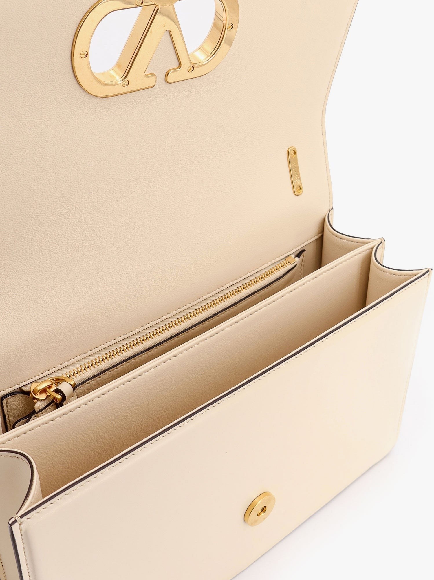 Valentino Garavani Vain leather shoulder bag with vlogo signature detail