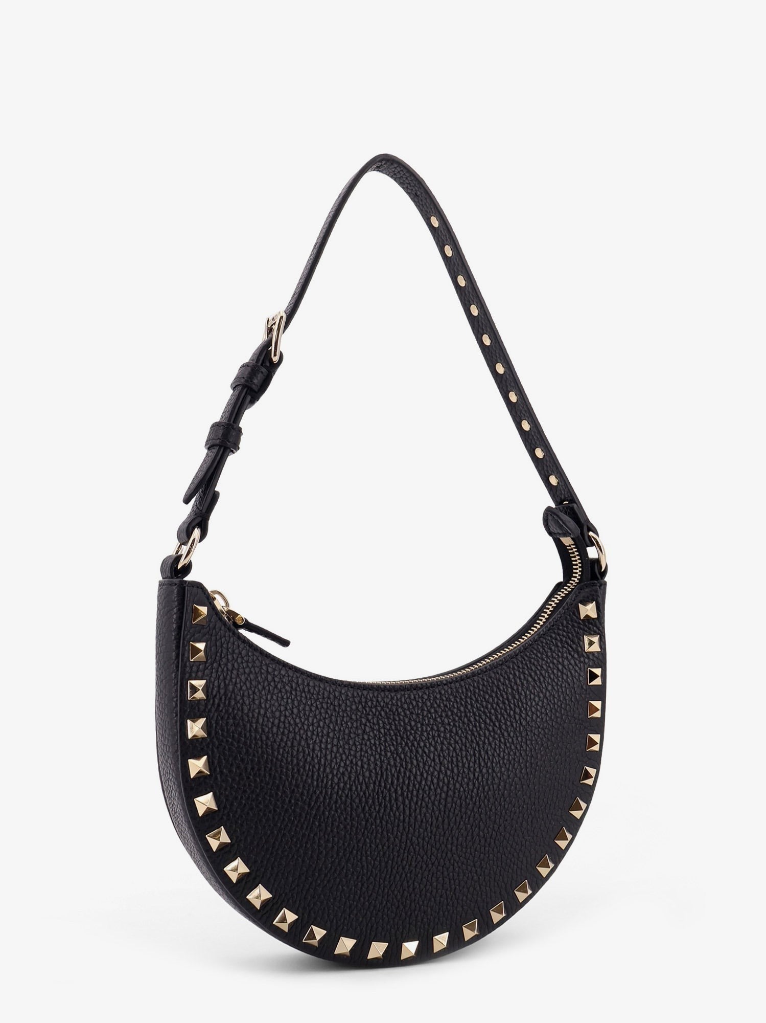 Valentino Garavani Rockstud mini sac hobo en cuir