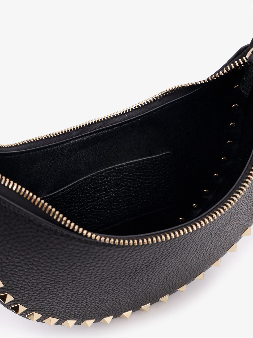 Valentino Garavani Rockstud mini sac hobo en cuir