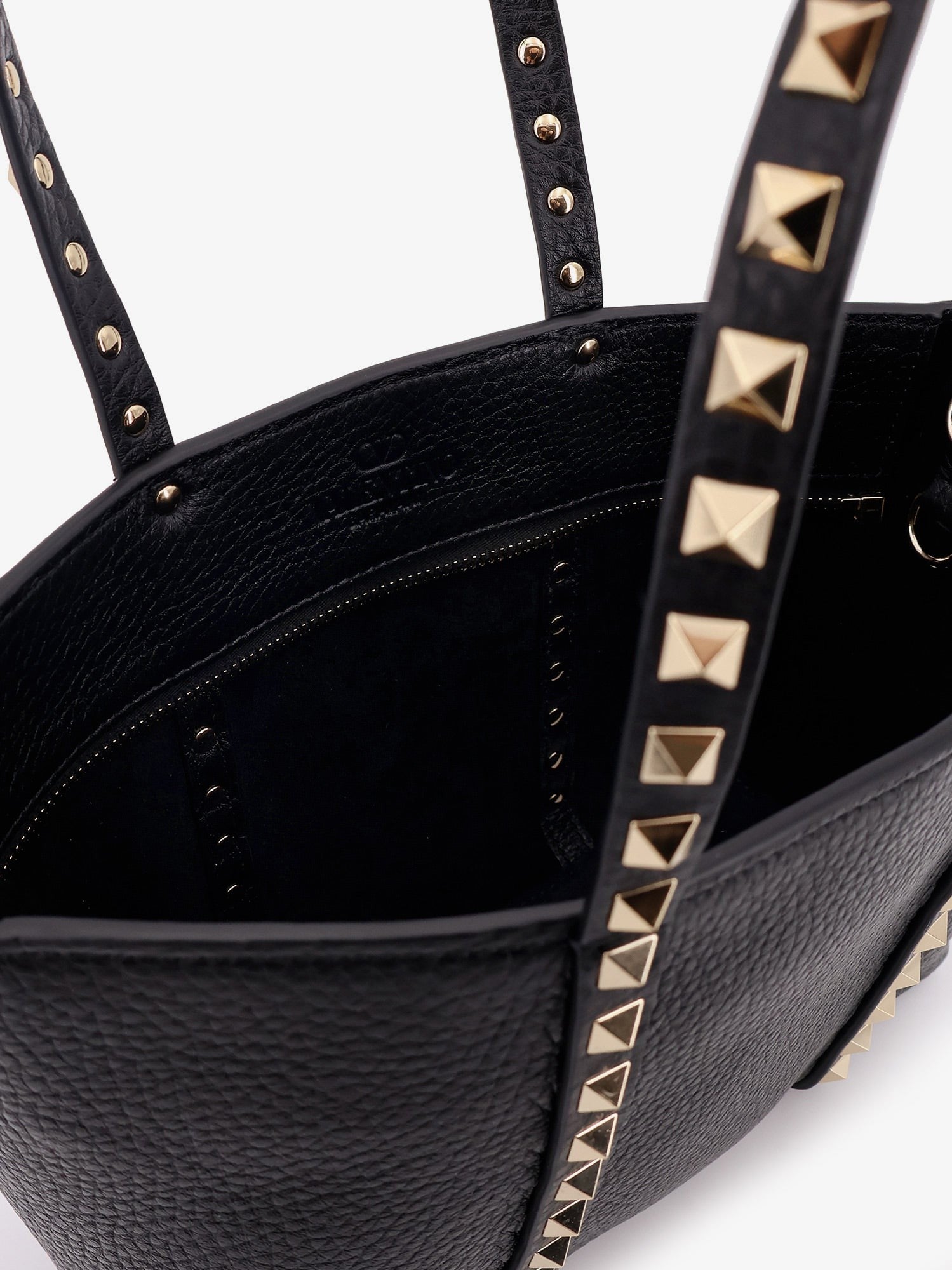 Valentino Garavani Rockstud leather shopping bag