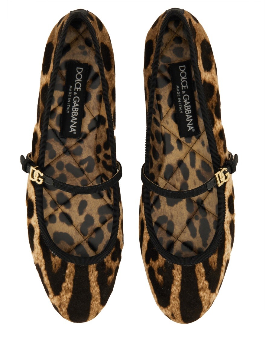 Dolce & Gabbana AKSAMITNA BALERINA