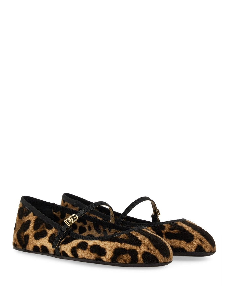 Dolce & Gabbana AKSAMITNA BALERINA