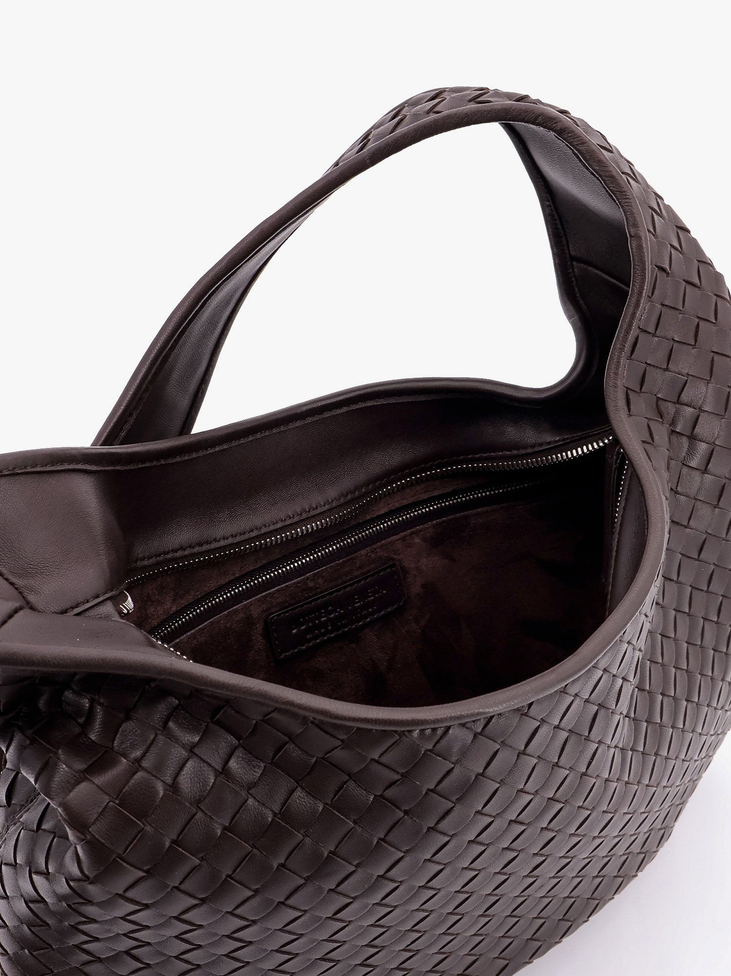 Bottega Veneta Veneto Umhängetasche aus Leder mit Intrecciato-Motiv