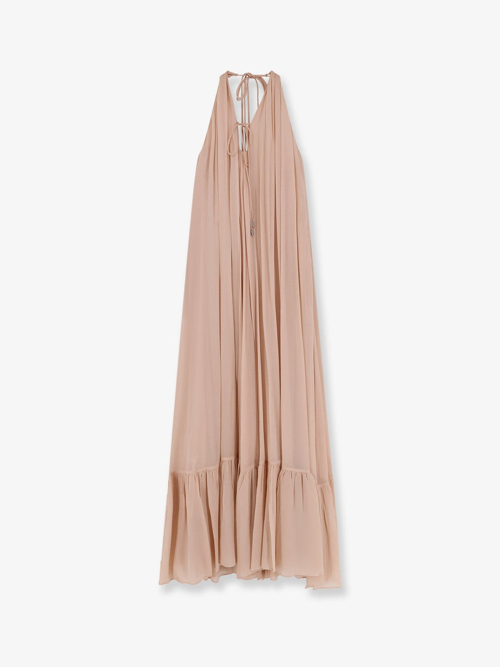 Pinko Venturone langes Chiffonkleid