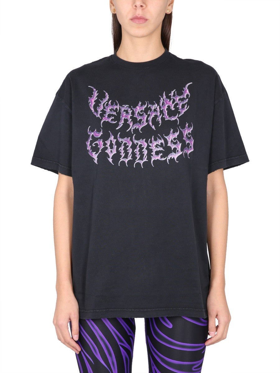 Versace CAMISETA OVERSIZED GODDESS