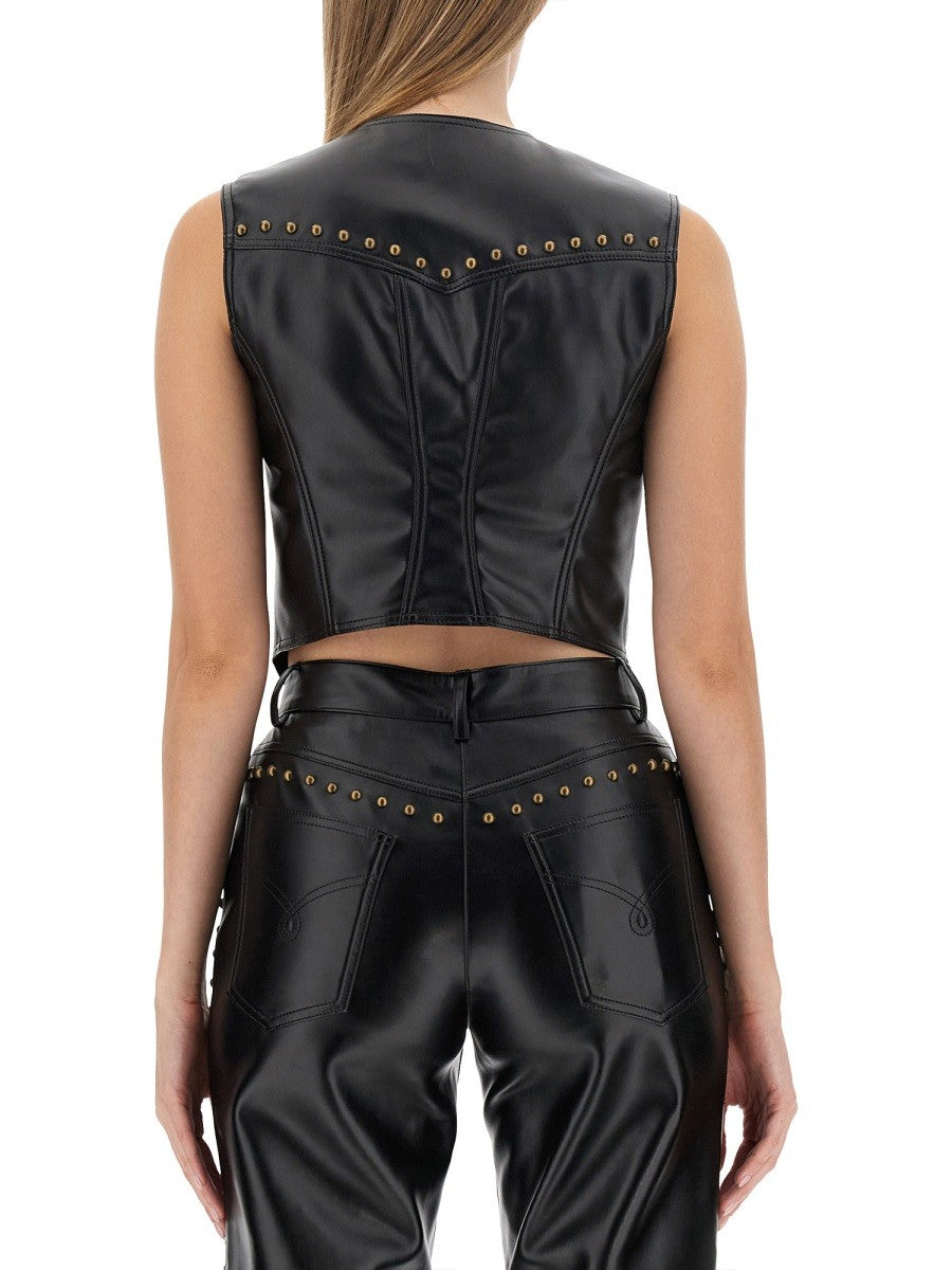 Moschino Jeans VEST WITH BUTTONS