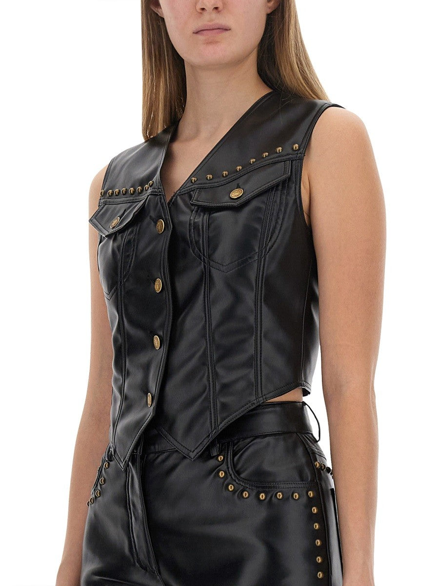 Moschino Jeans VEST WITH BUTTONS