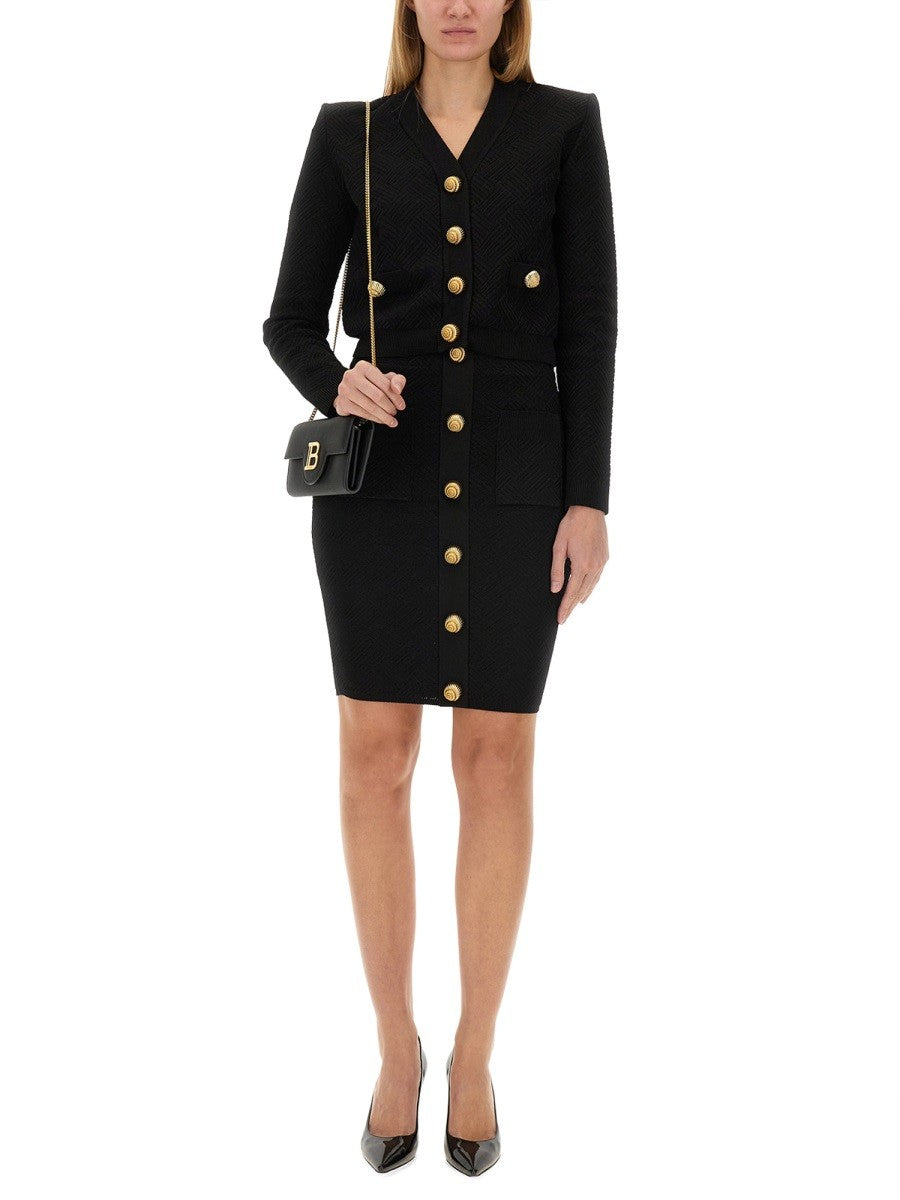 Balmain "VICHY" KÖTÖTT SZOKNYA