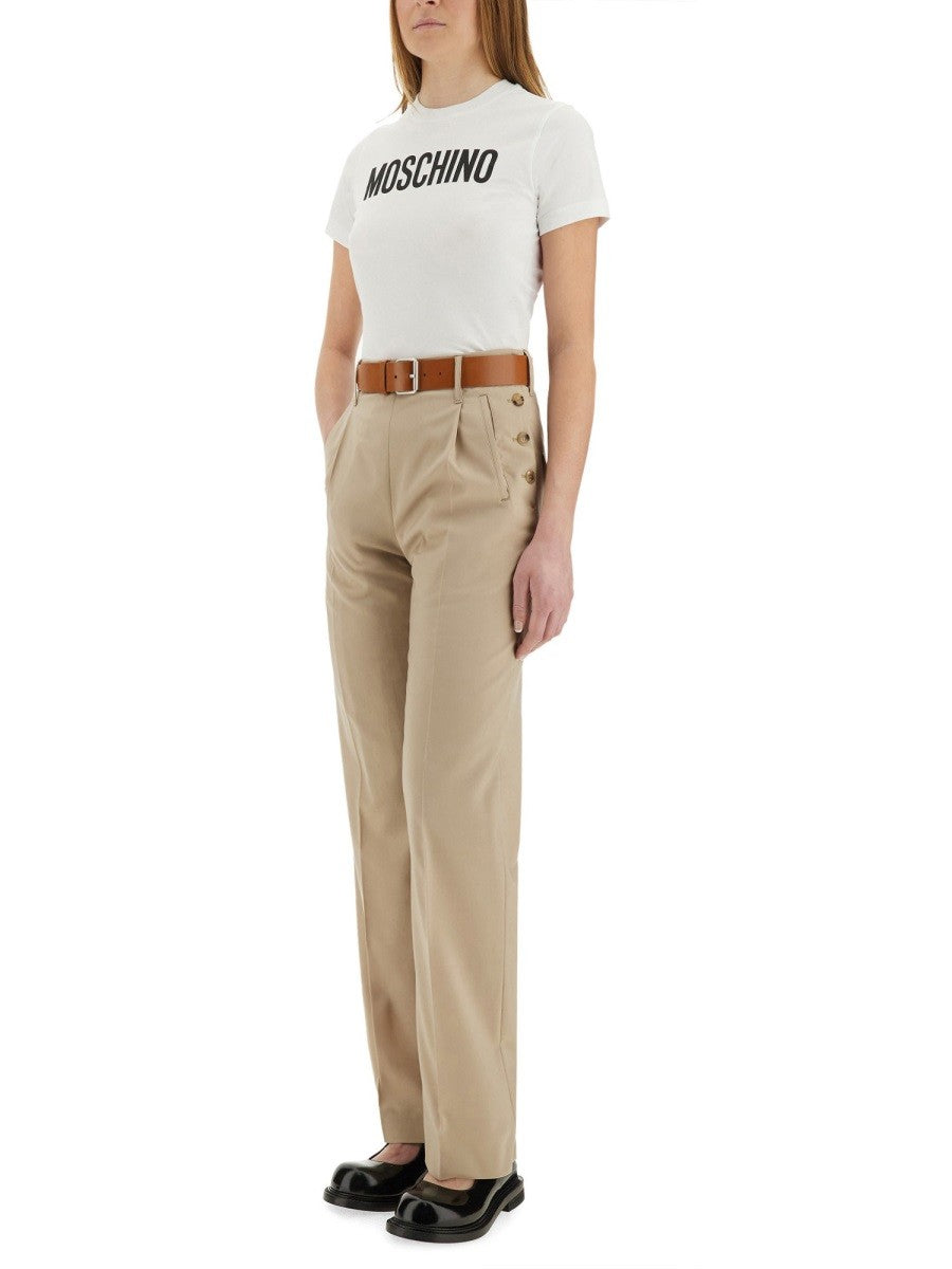 Moschino HOSE AUS REINER WOLLE