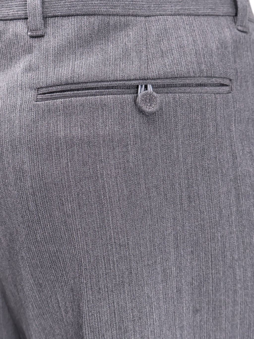 Dior kalhoty z panenské vlny se záševky