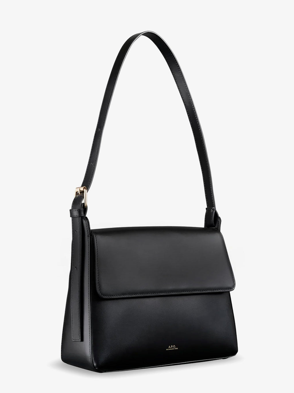 A.P.C. Virginie Flap leather shoulder bag