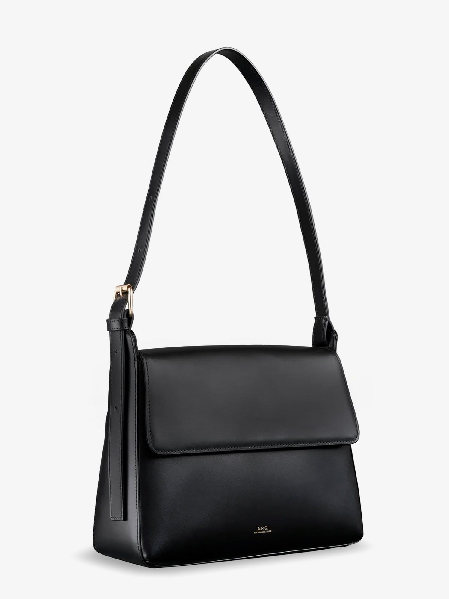 A.P.C. Virginie Flap leather shoulder bag