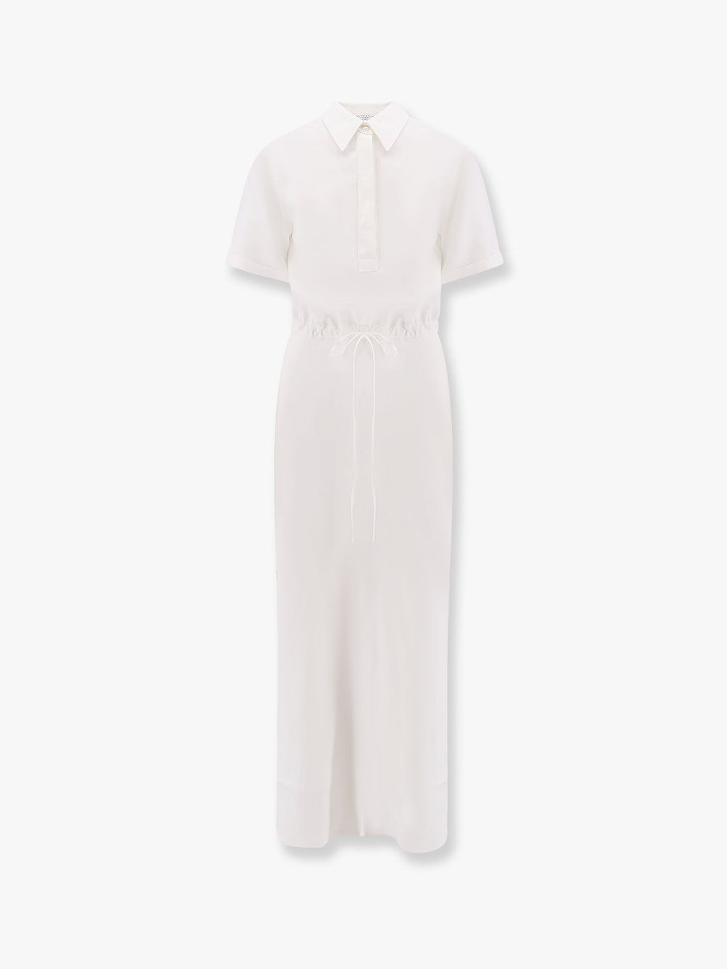 Brunello Cucinelli Μακρύ φόρεμα από βισκόζη και λινό