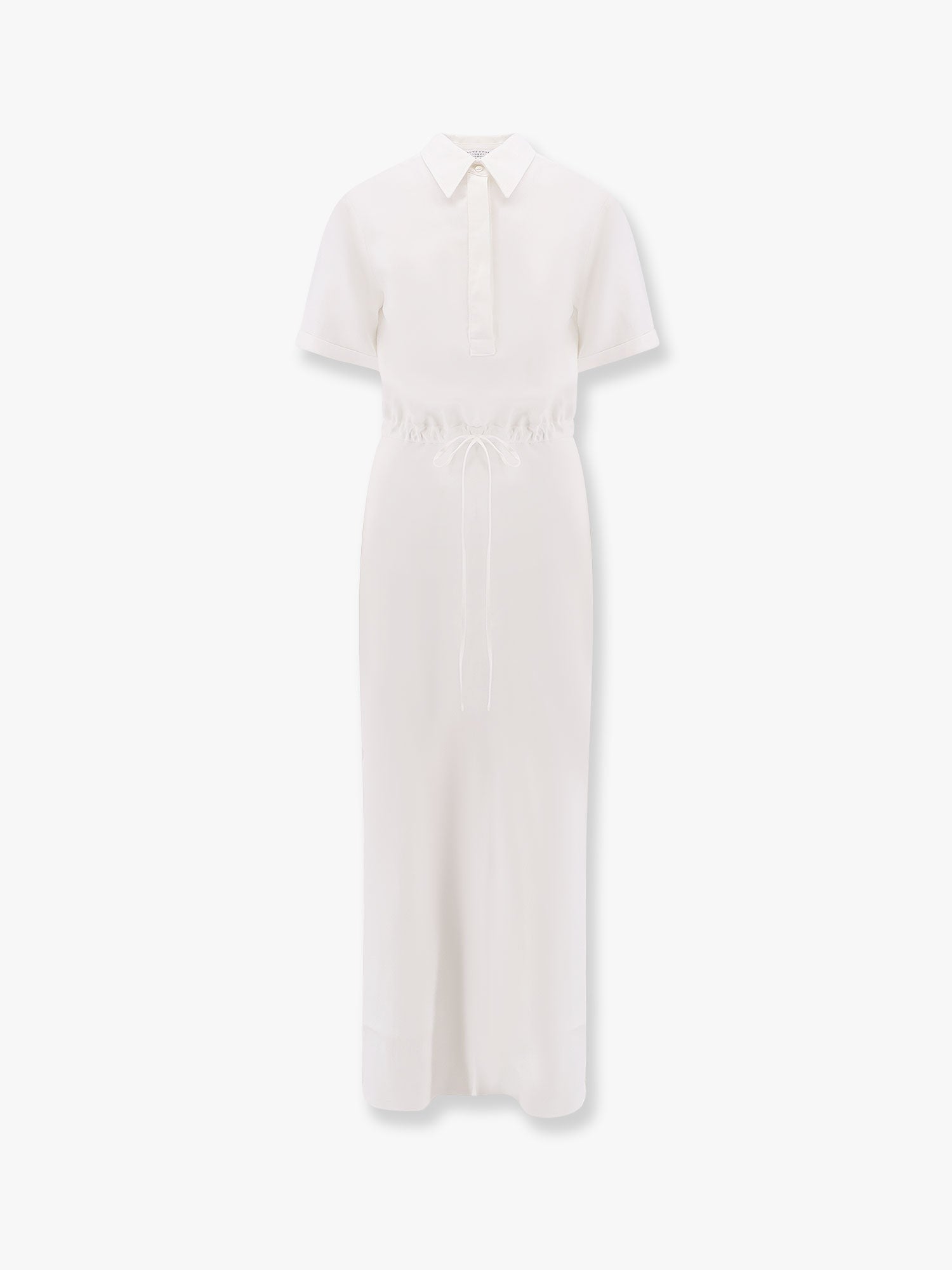 Brunello Cucinelli Μακρύ φόρεμα από βισκόζη και λινό