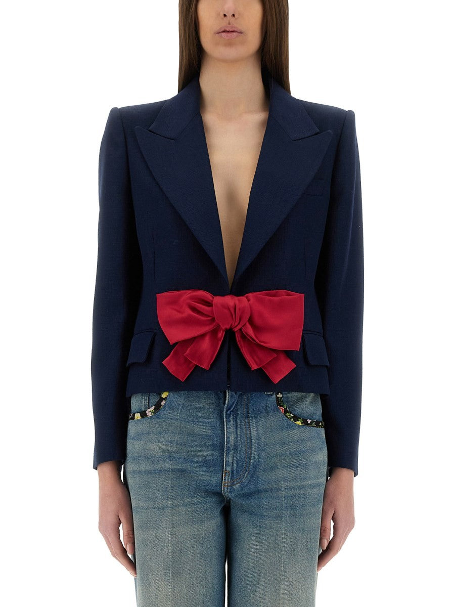 Valentino VISKOSEJACKE MIT SCHLEIFE