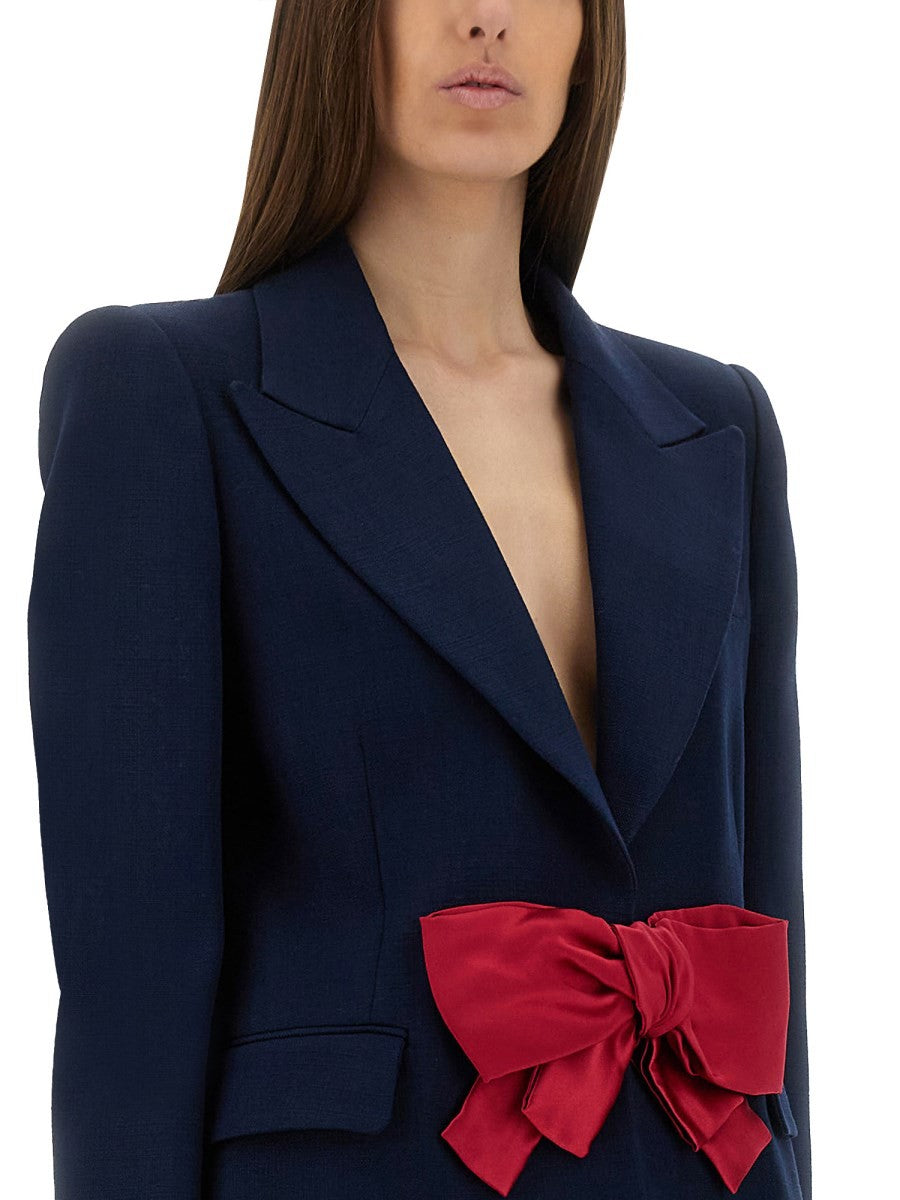 Valentino VISKOSEJACKE MIT SCHLEIFE