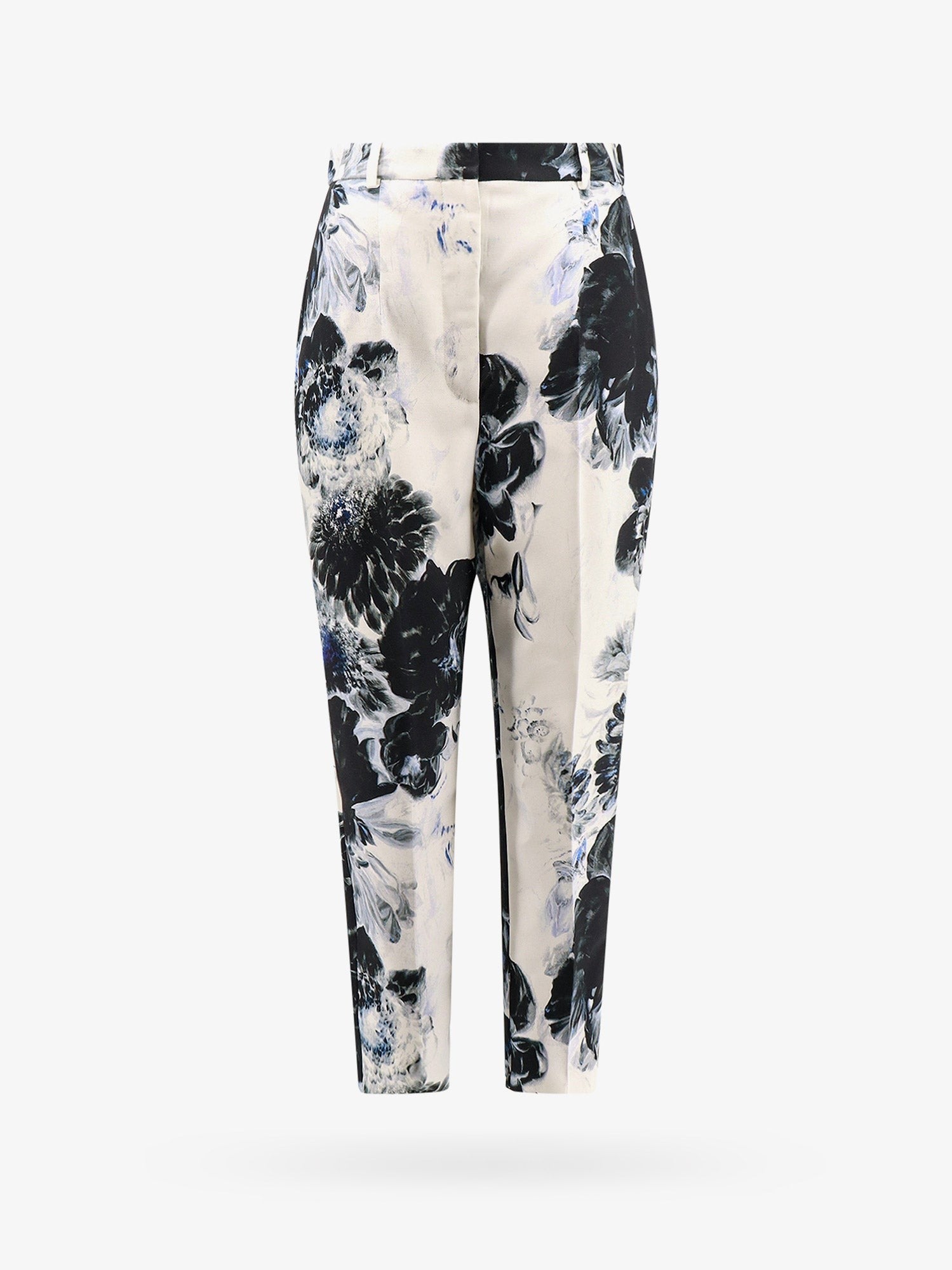 Alexander Mcqueen Viskosebukser med blomsterprint