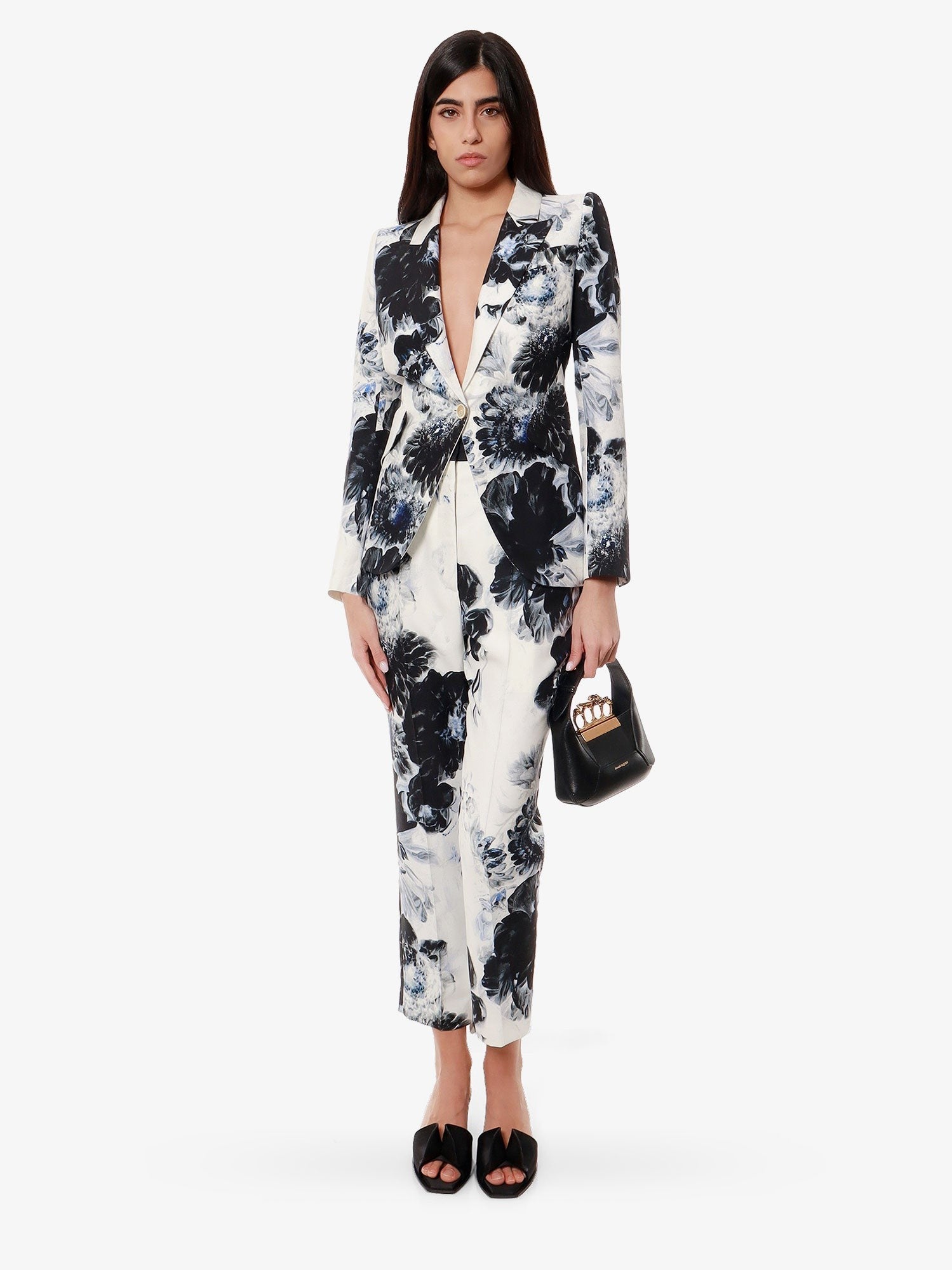 Alexander Mcqueen Viskosebukser med blomsterprint