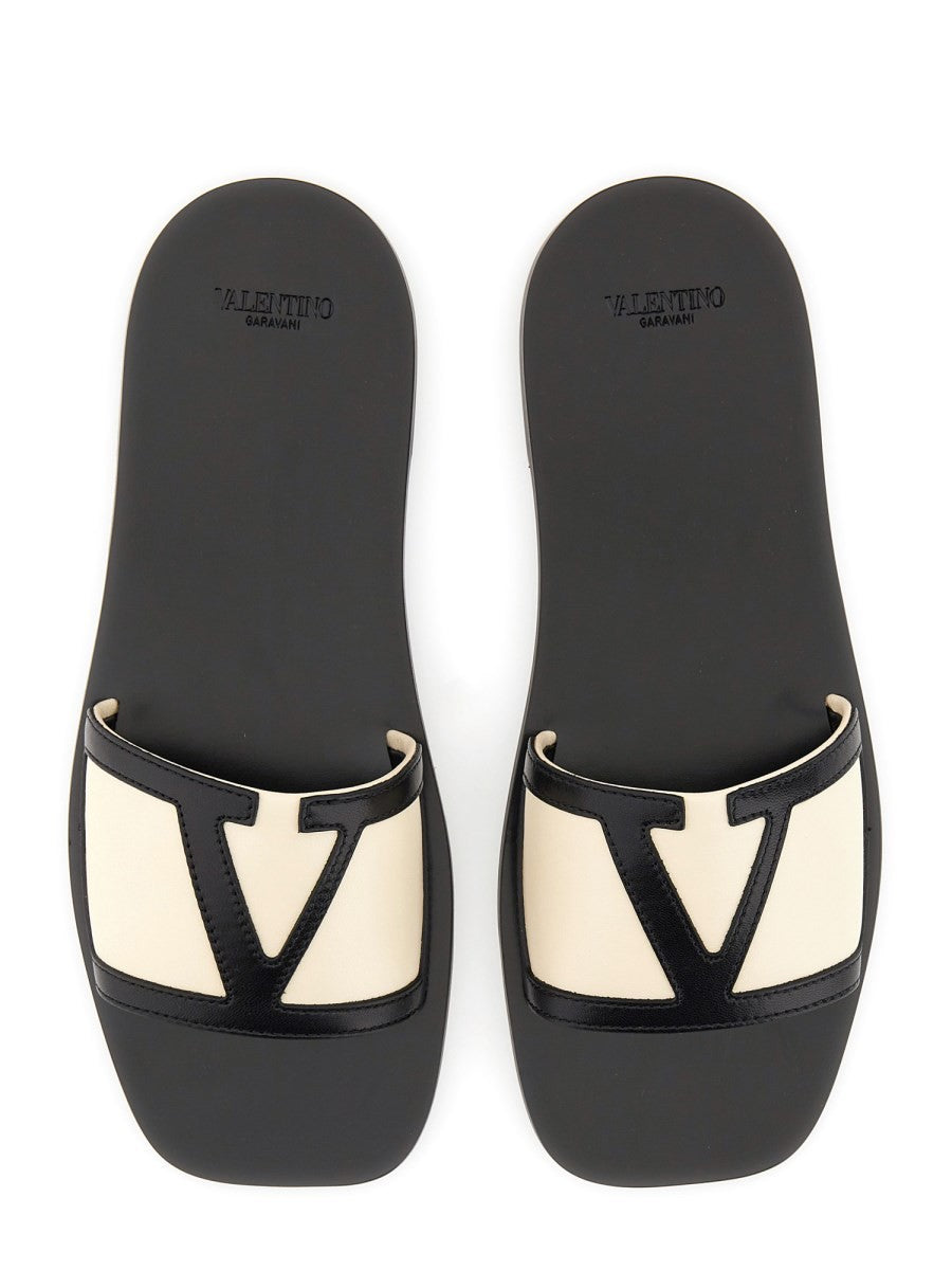 Valentino Garavani VIVA SUPERSTAR SLIDE SANDAL IN NAPPA LEATHER