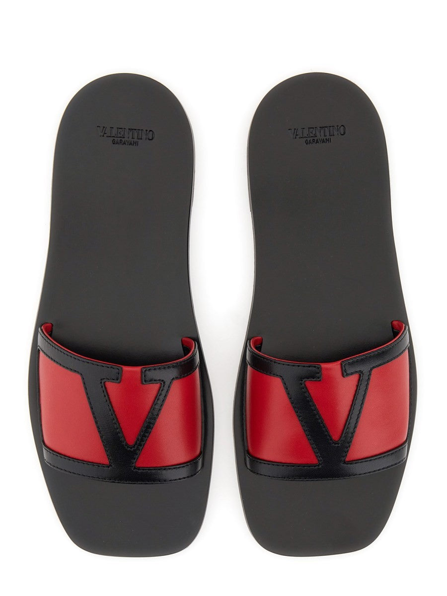 Valentino Garavani VIVA SUPERSTAR SLIDE SANDAL IN NAPPA LEATHER