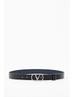 Valentino Garavani Vlogo leather reversible belt