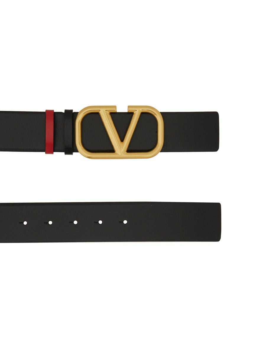 Valentino Garavani VLOGO SIGNATURE CUREA REVERSIBILĂ