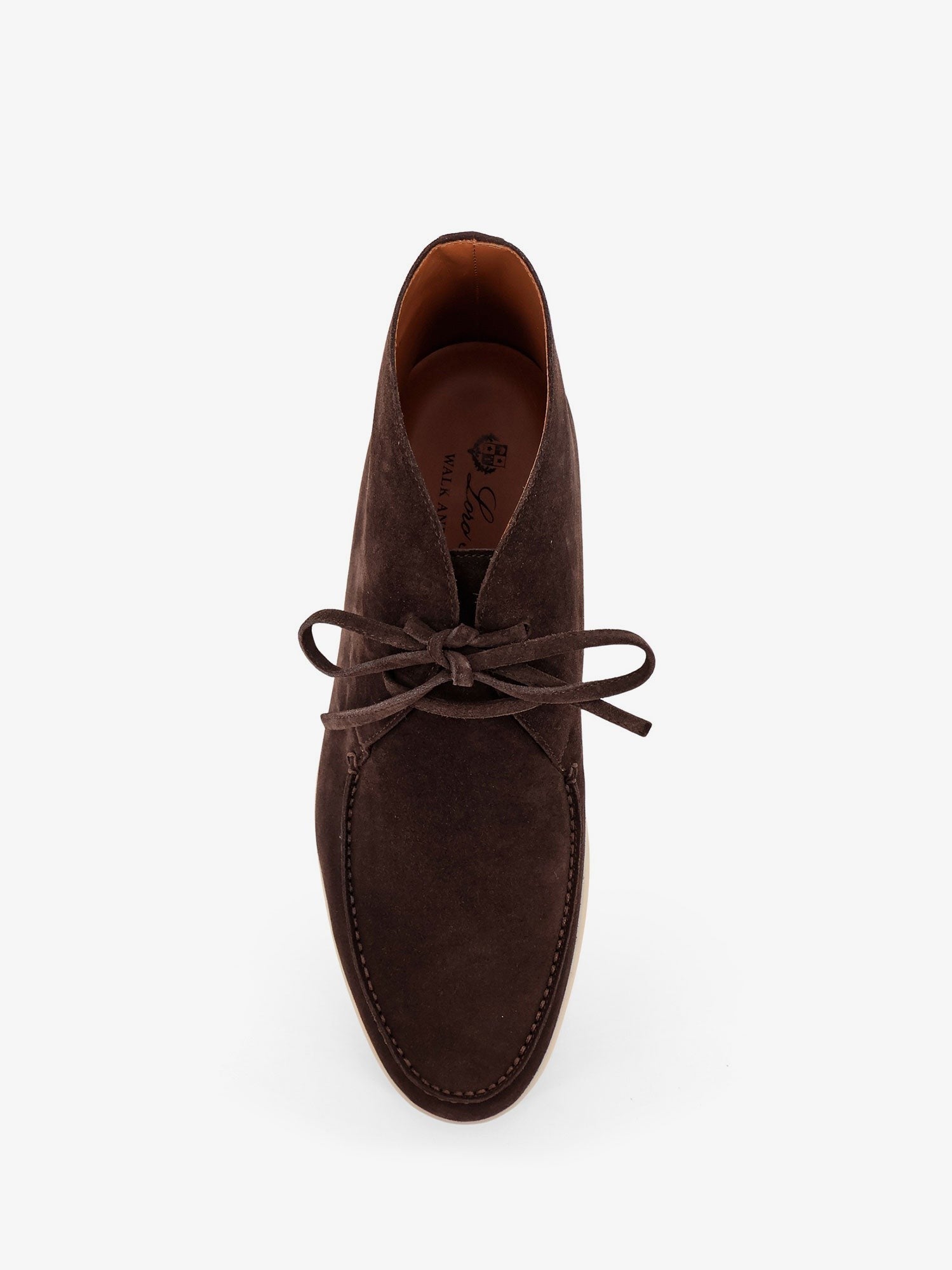 Loro Piana Walk and Walk suede lace-up shoe