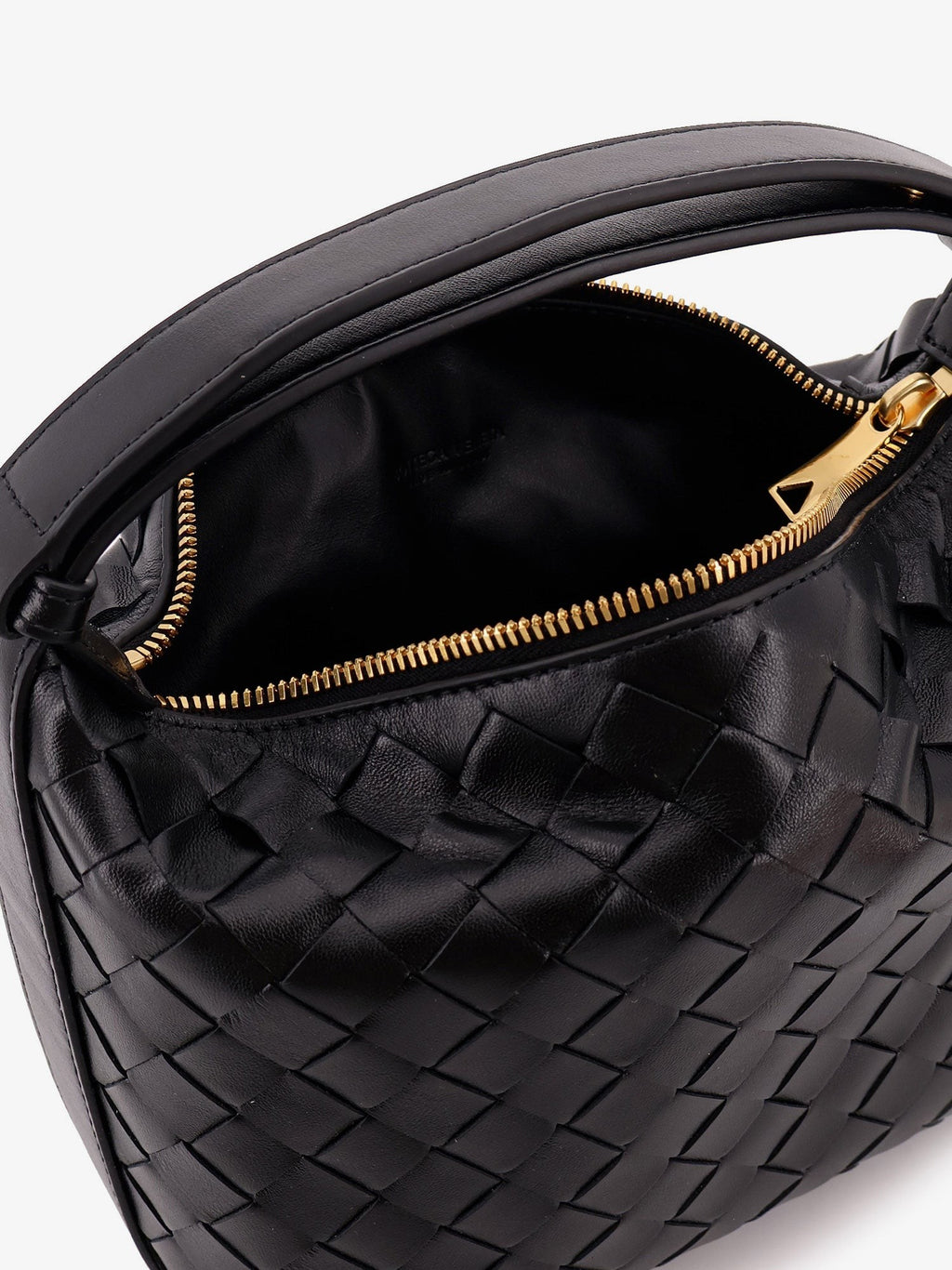 Bottega Veneta Wallace Schultertasche aus Leder mit Intrecciato-Muster