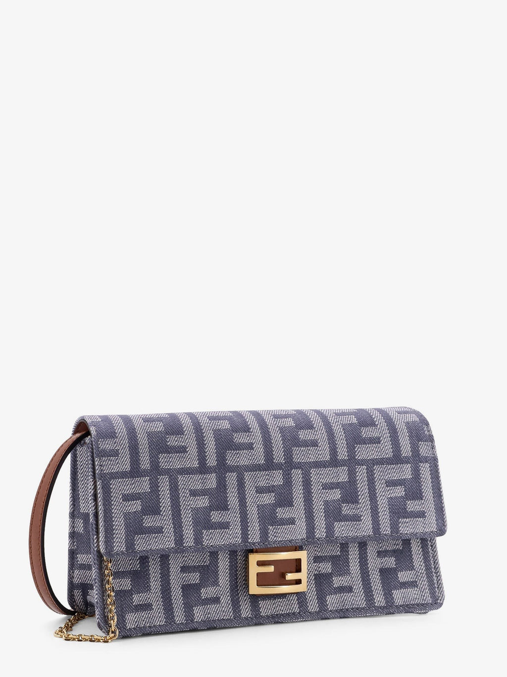 Fendi Piniginė su grandinėle Baguette rankinė per petį